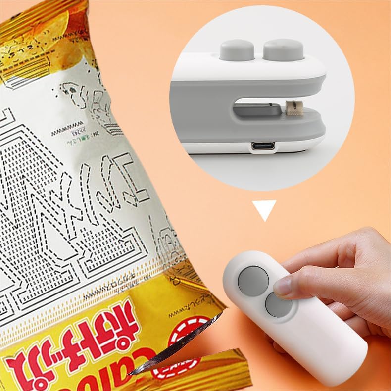 Mini Bag Sealer 2 in 1 Sealing & Cutting