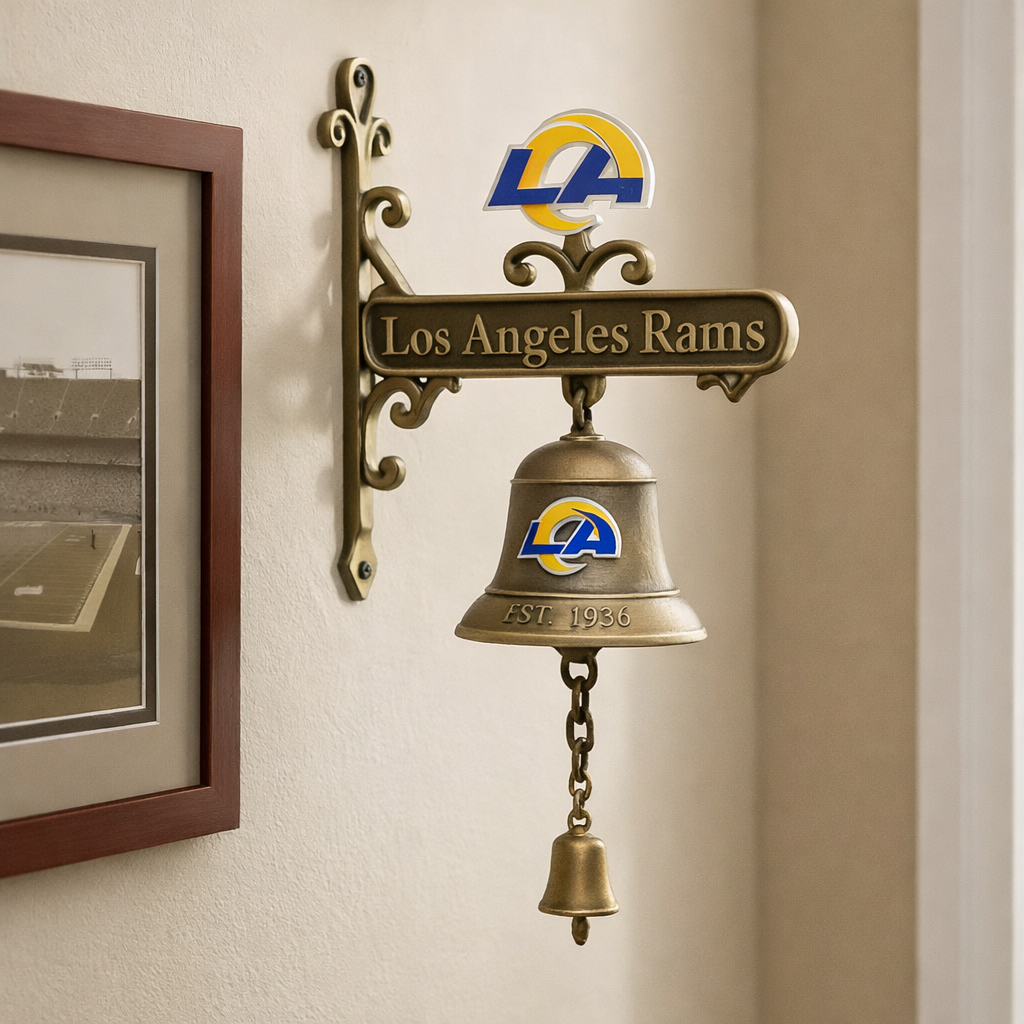 🏈 Football Team Retro Wall-Mounted Metal Doorbell
