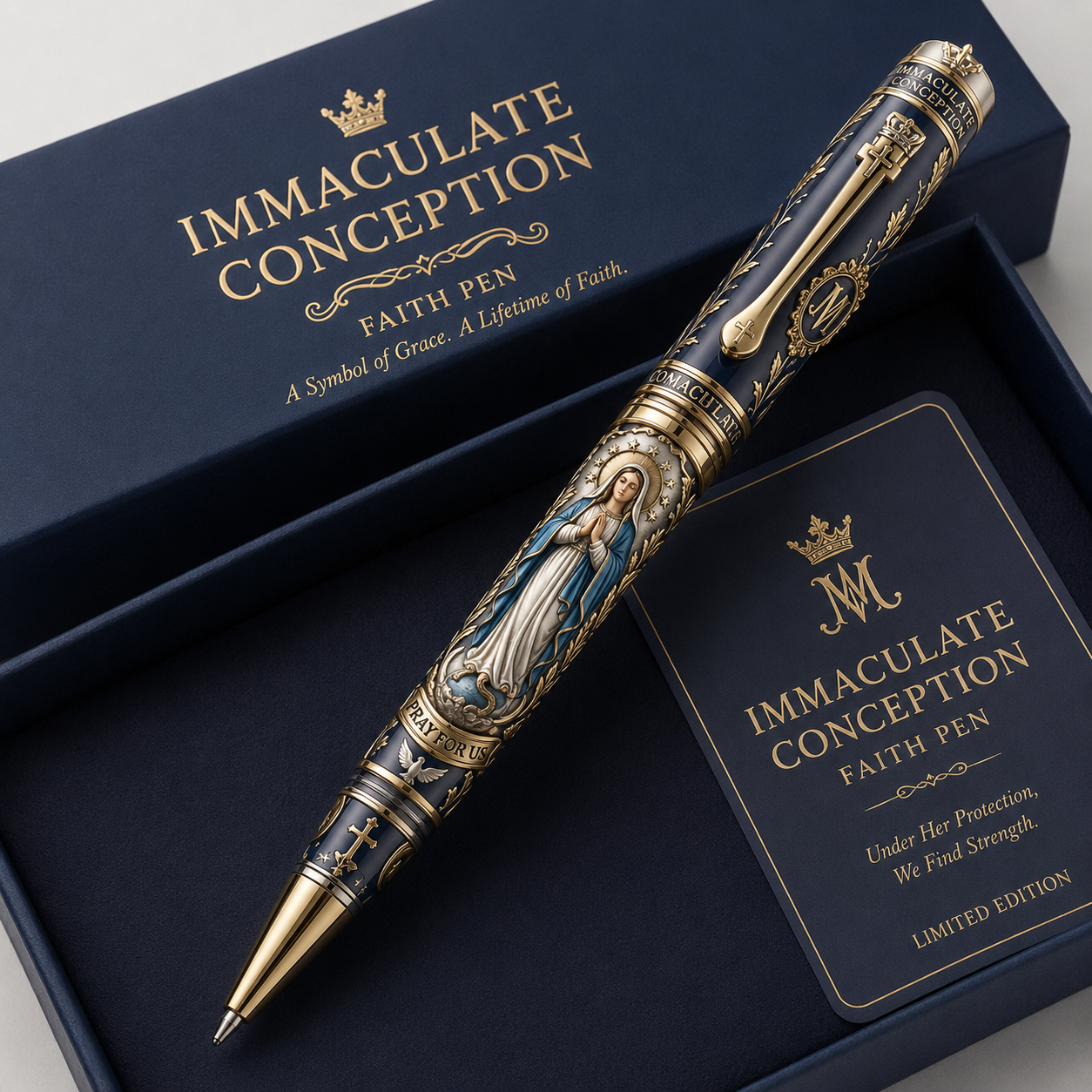 ✝️✨ Immaculate Conception Faith Pen — A Gift of Grace & Devotion 🖊️