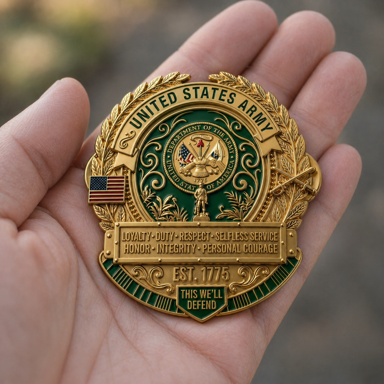 🏆Last Day Promo: 49% OFF 🎖️-United States Army Honor Brooch Pin