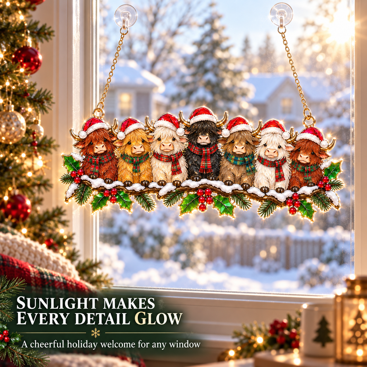 Christmas ornament displayed in home