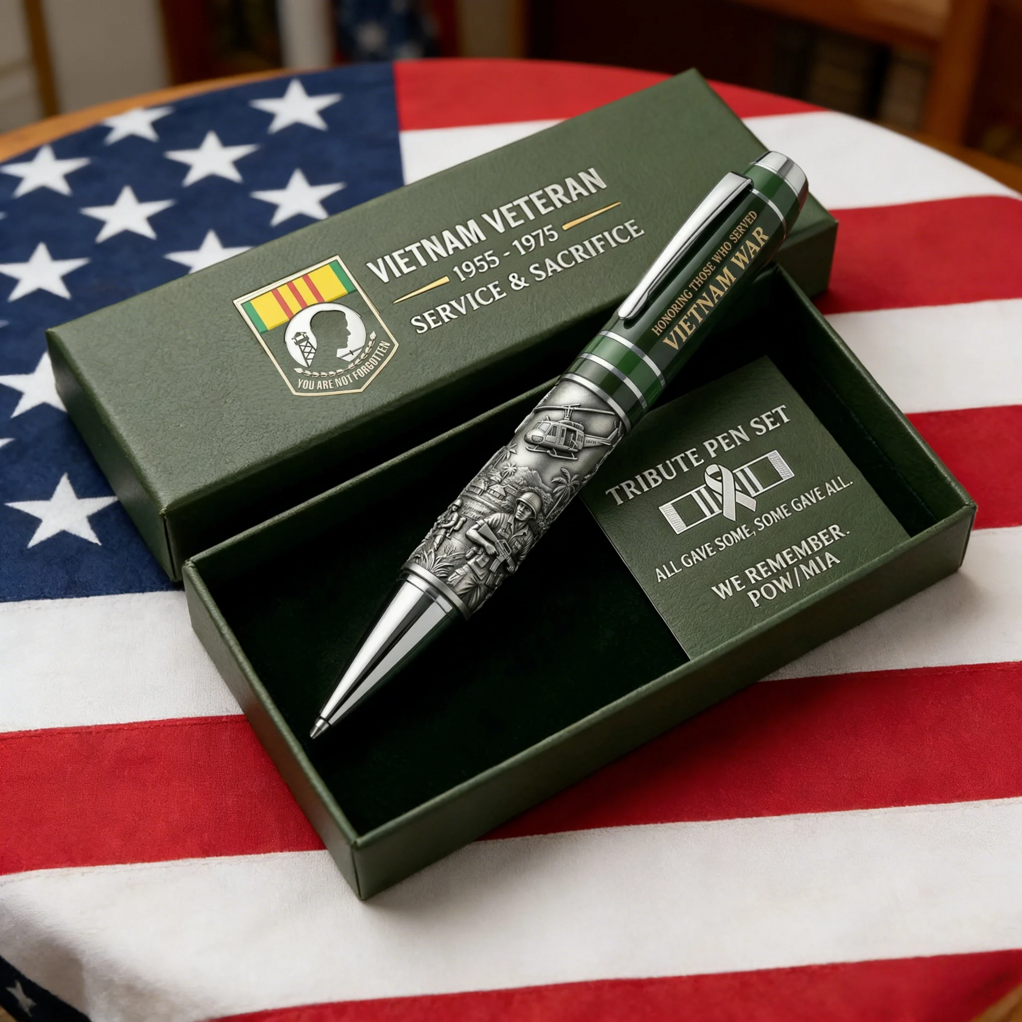 🏆Last Day Promo: 49% OFF 🎖️Vietnam Veteran 1955–1975 Commemorative Pen - [FREE SHIPPING] Buy 4, Get 1 FREE — 5 for $49.99 ($9.99 Each)