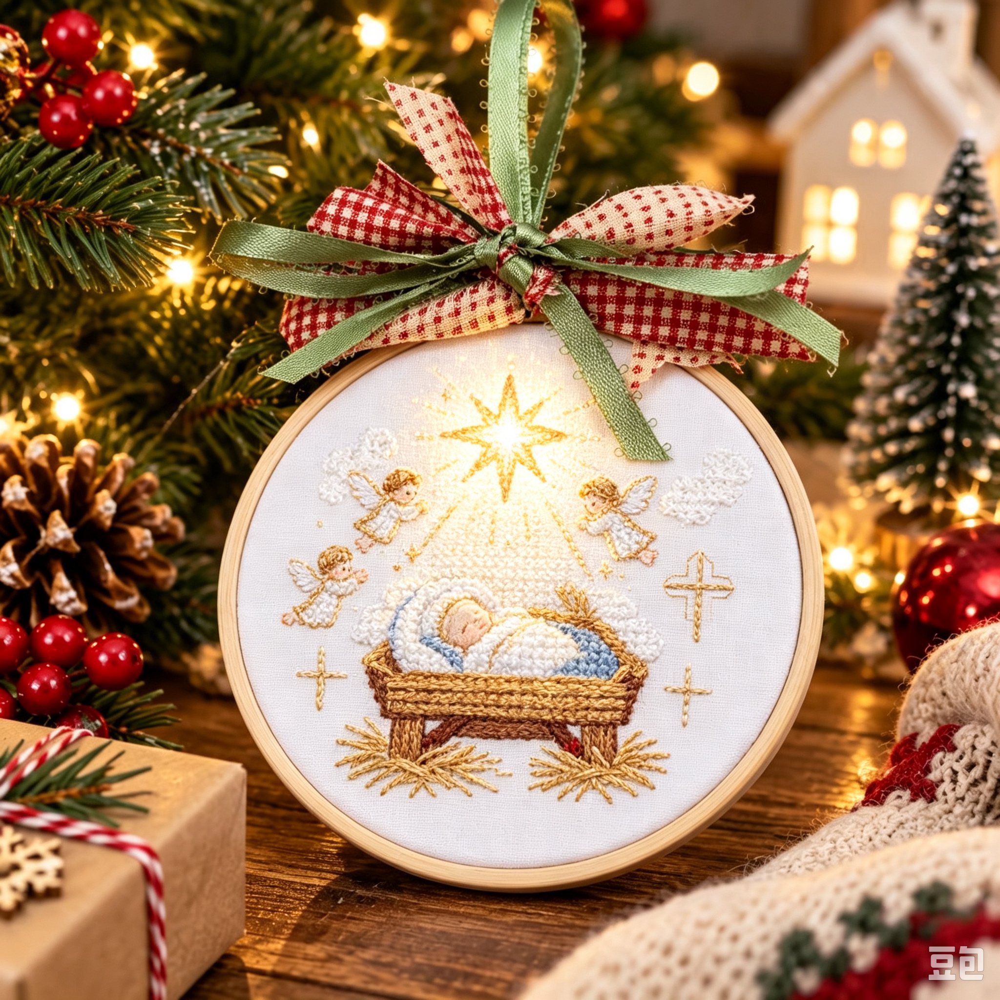 🎁LAST DAY 50% OFF-🎄Complete Christmas Embroidery Ornament DIY Kit