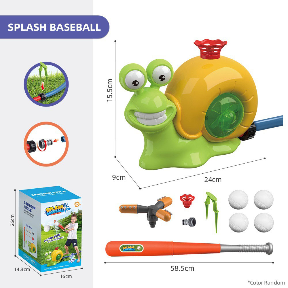 2 in 1 Water Sprinkler Baseball Toy