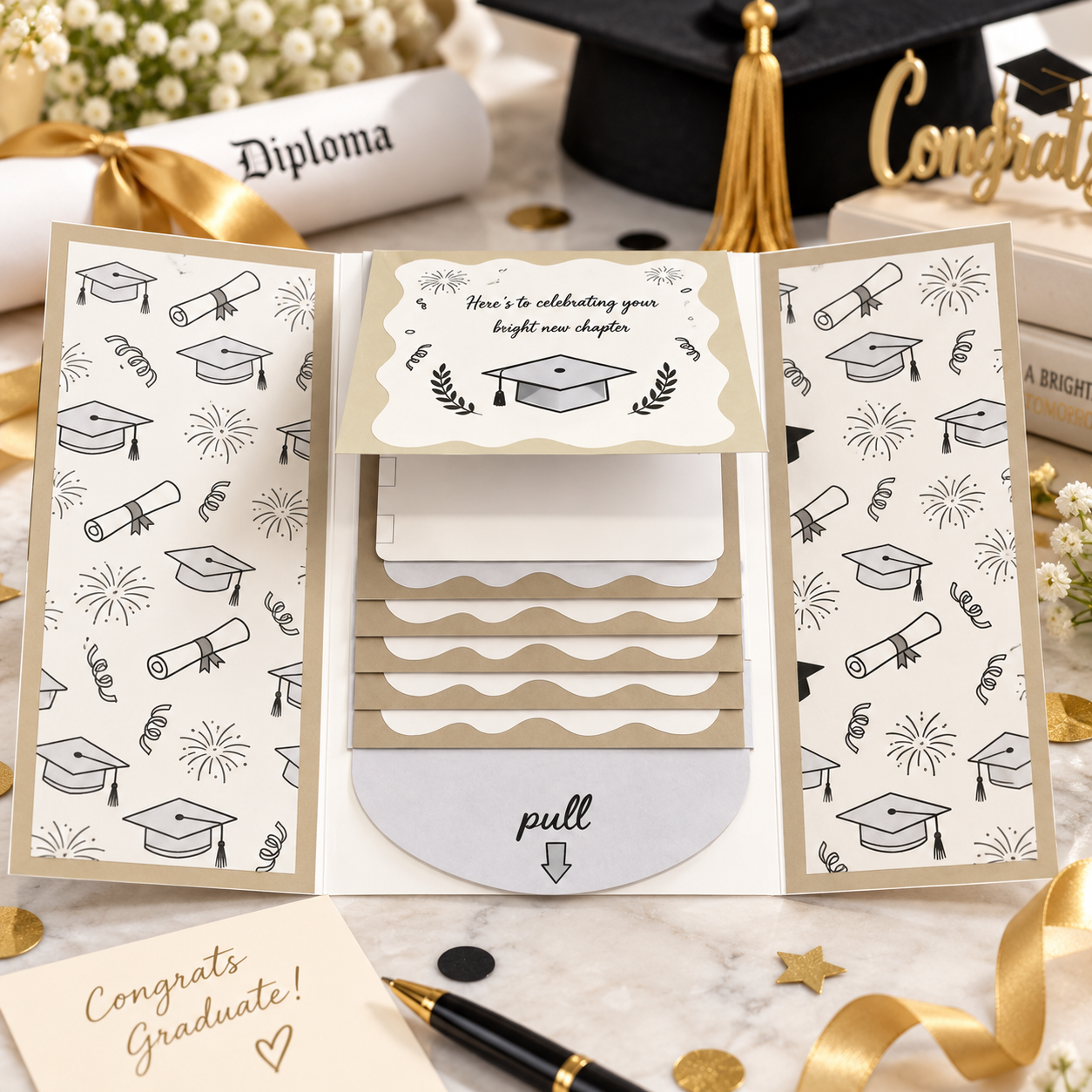 ⏰LAST DAY 50% OFF - 🎅🎁 New 2026 Waterfall Christmas Gift Card Booklet💳✨