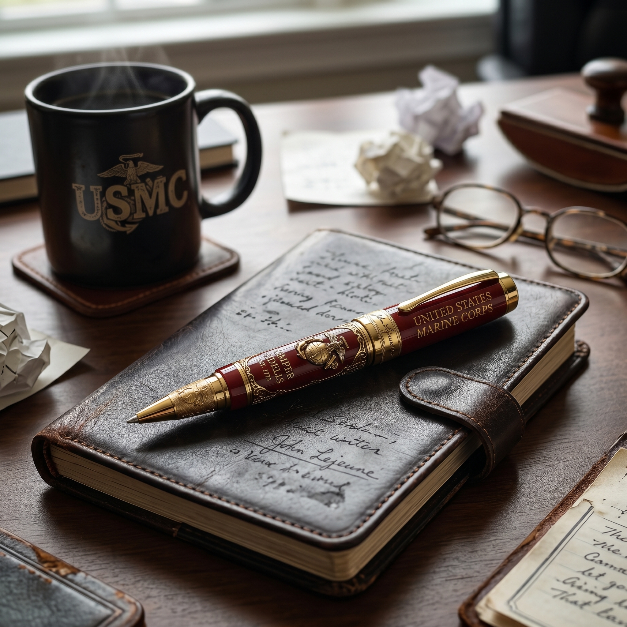 🖊️Last Day Promo: 49% OFF 🎖️US Marine Corps Semper Fidelis Tribute Pen