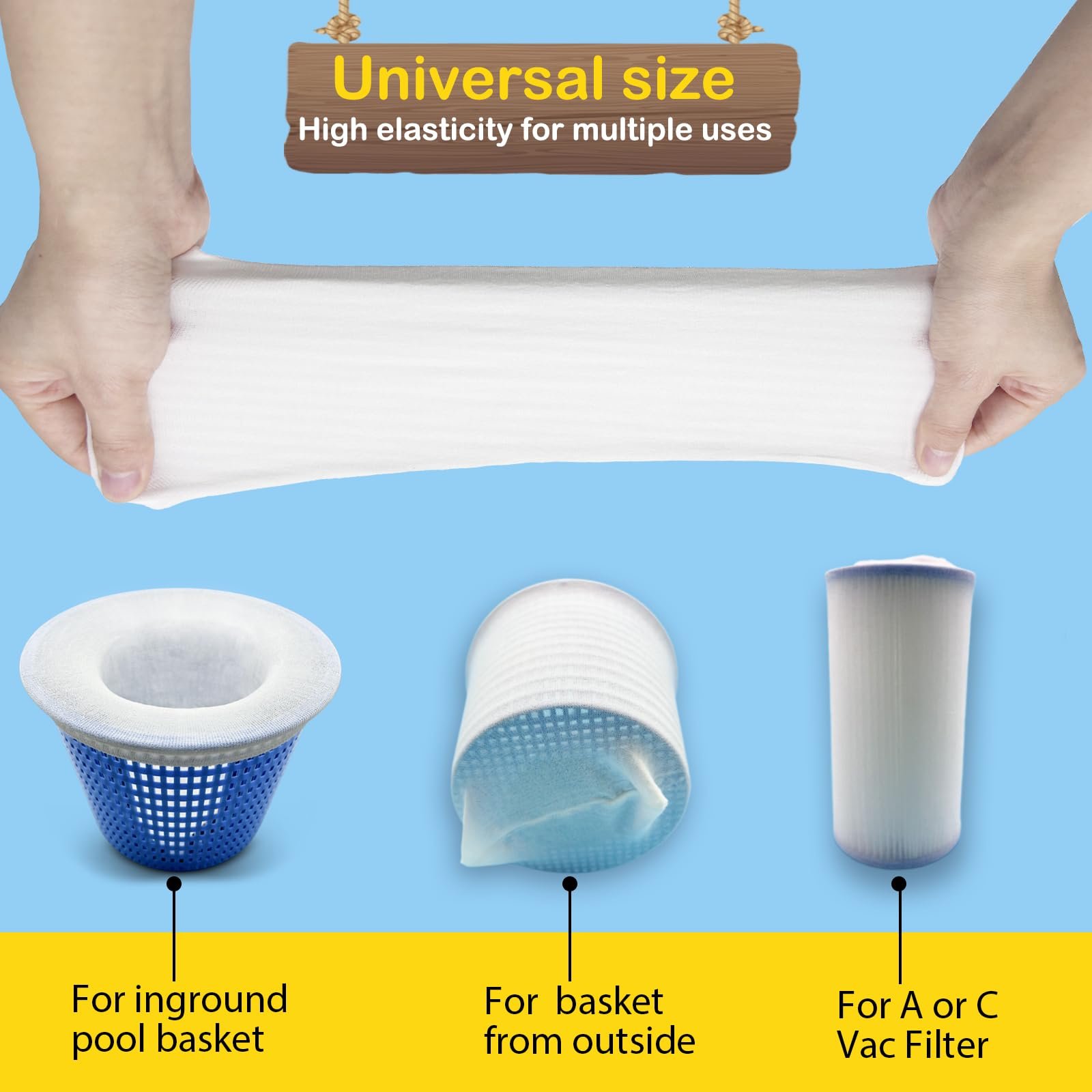 Pool Skimmer Filter Socks