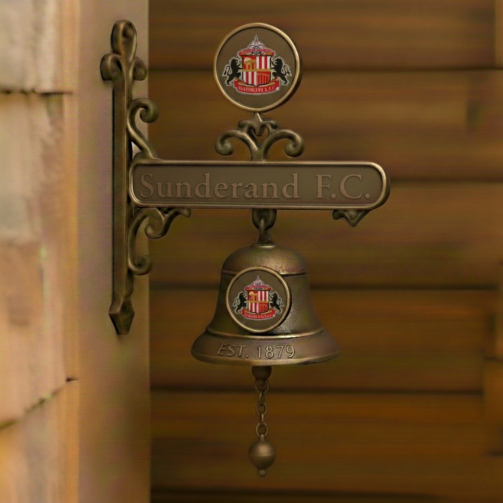 ⚽ Football | Football Club Vintage Wall-Mounted Metal Doorbell