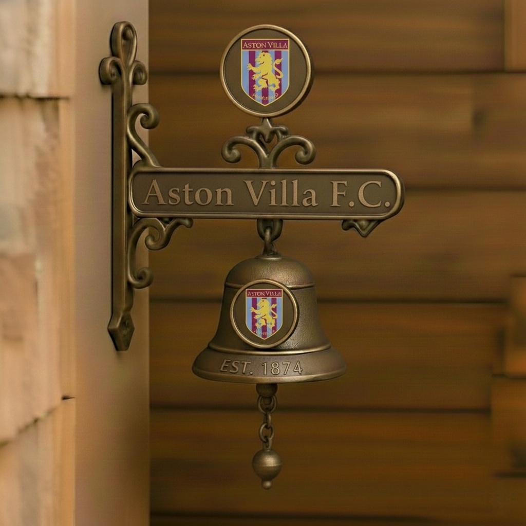 ⚽ Football | Football Club Vintage Wall-Mounted Metal Doorbell