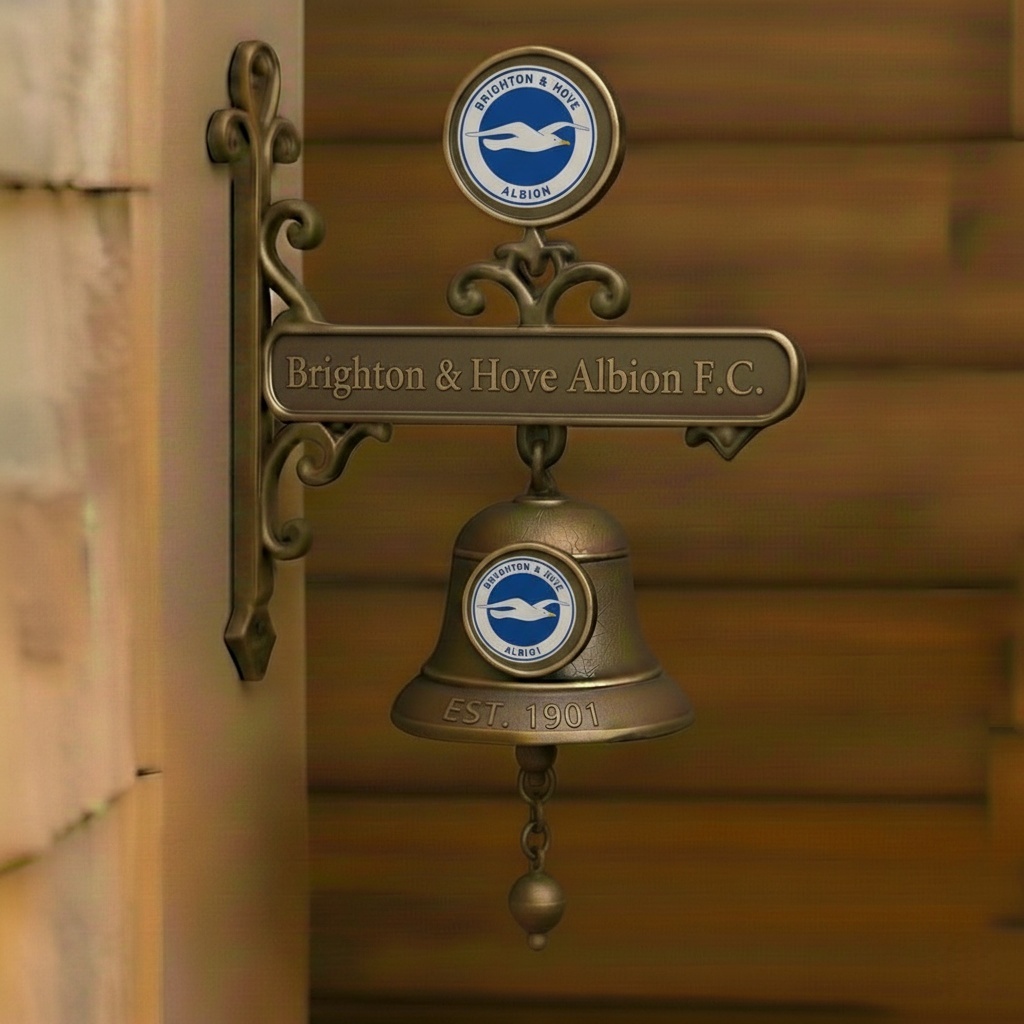 ⚽ Football | Football Club Vintage Wall-Mounted Metal Doorbell