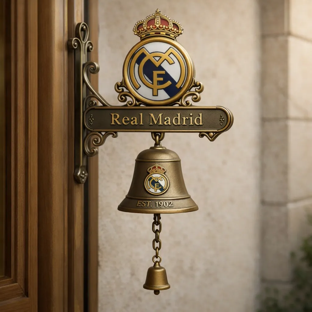 ⚽ Football | Football Club Vintage Wall-Mounted Metal Doorbell