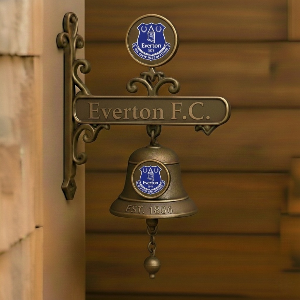 ⚽ Football | Football Club Vintage Wall-Mounted Metal Doorbell