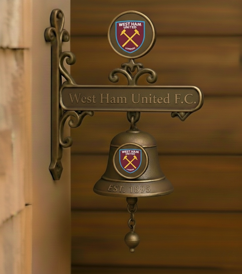 ⚽ Football | Football Club Vintage Wall-Mounted Metal Doorbell
