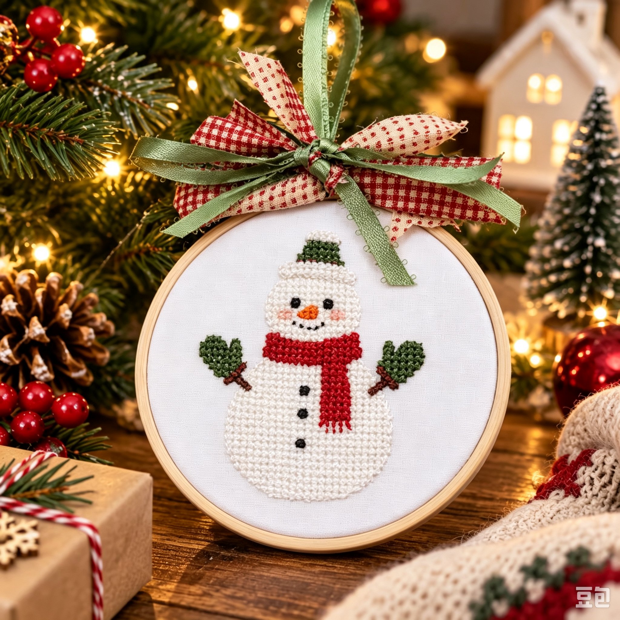 🎁LAST DAY 50% OFF-🎄Complete Christmas Embroidery Ornament DIY Kit