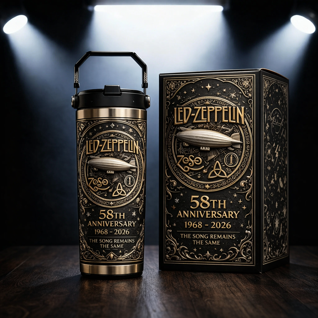 Led Zeppelin 58th Anniversary Tumbler