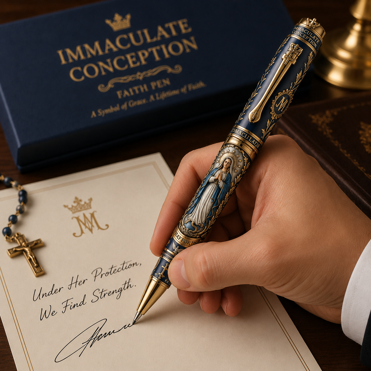 ✝️✨ Immaculate Conception Faith Pen — A Gift of Grace & Devotion 🖊️