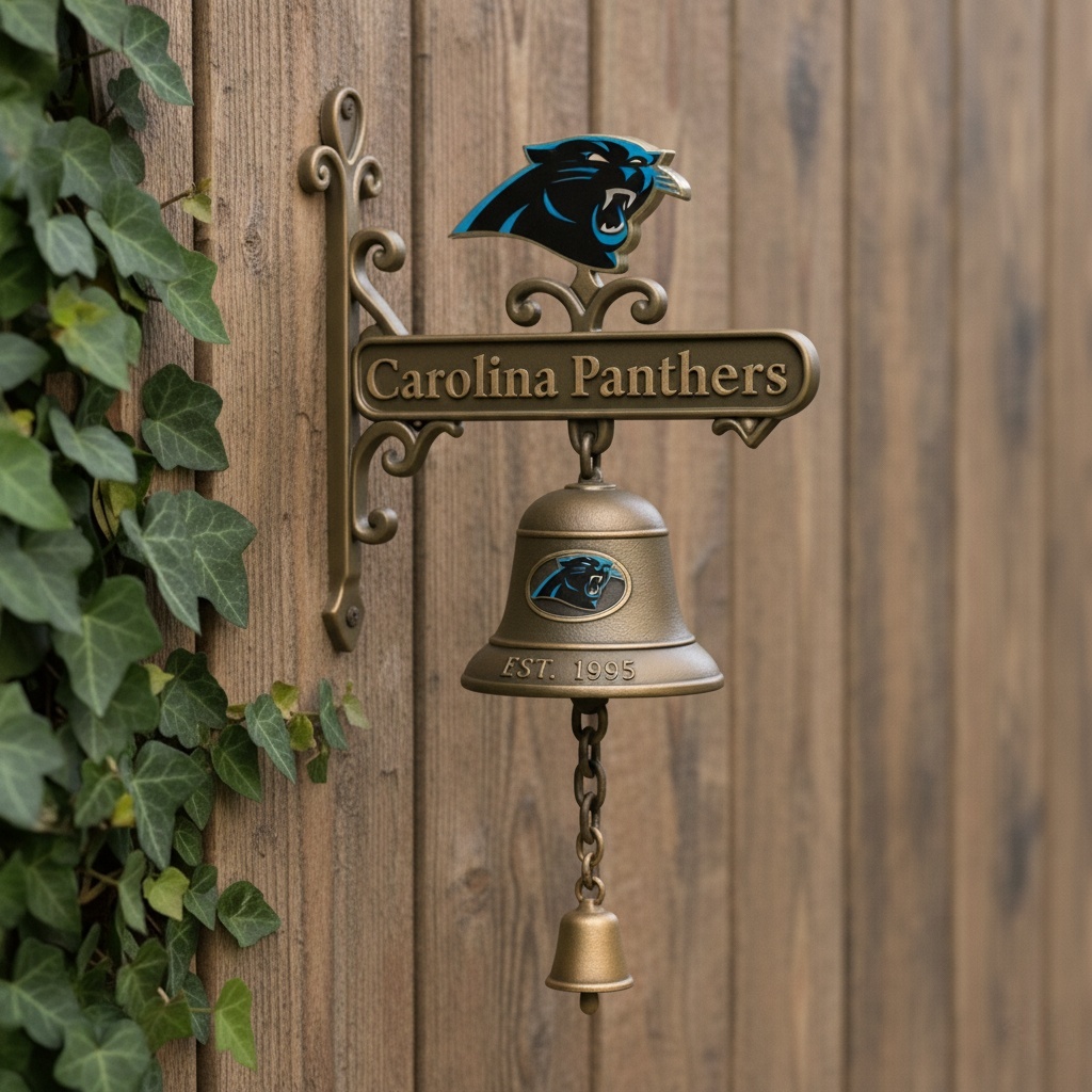🏈 Football Team Retro Wall-Mounted Metal Doorbell