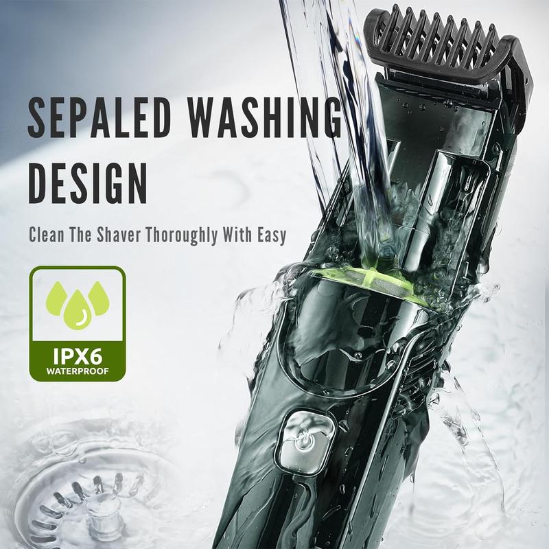 Vacuum Beard Shaver for Men