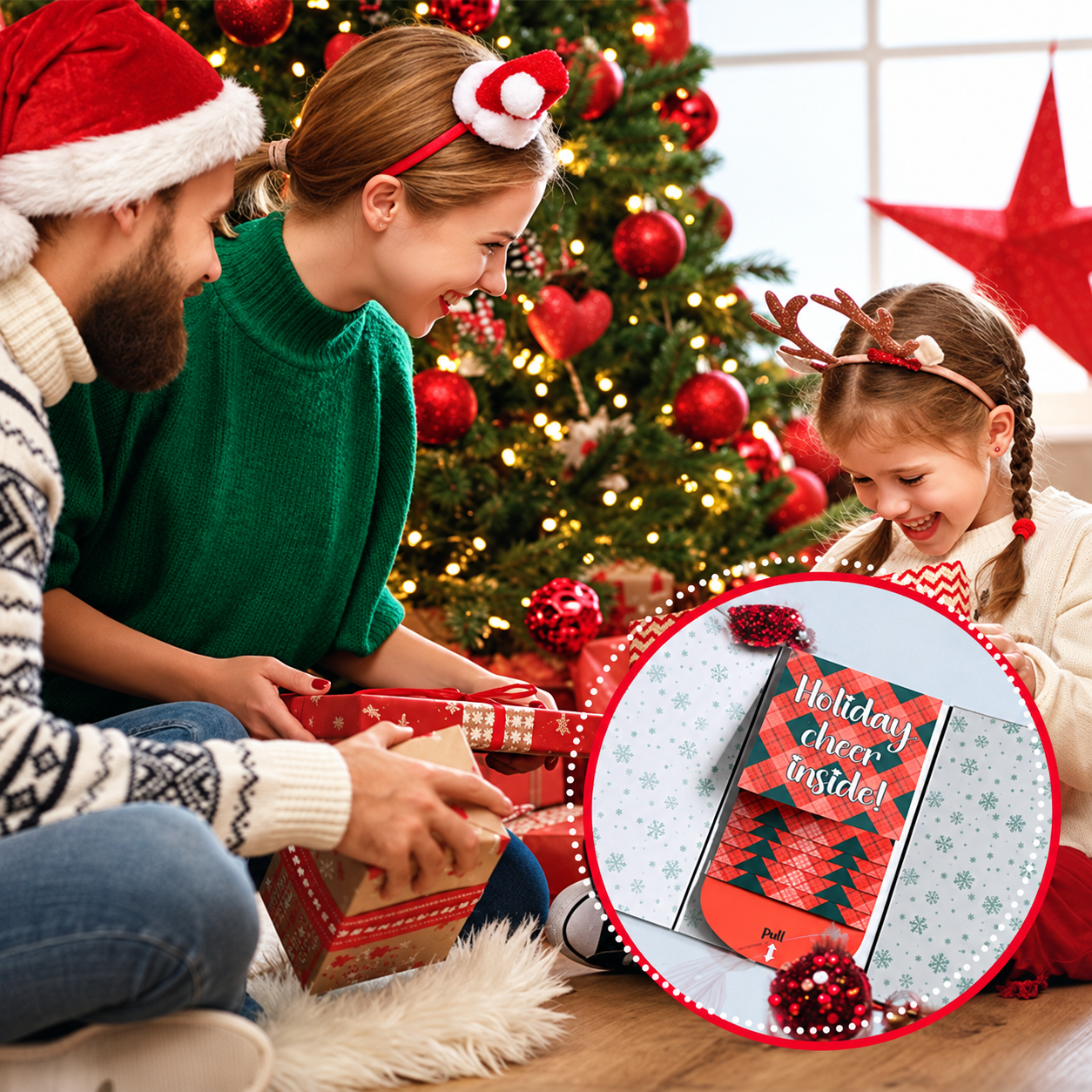 ⏰LAST DAY 50% OFF - 🎅🎁 New 2026 Waterfall Christmas Gift Card Booklet💳✨