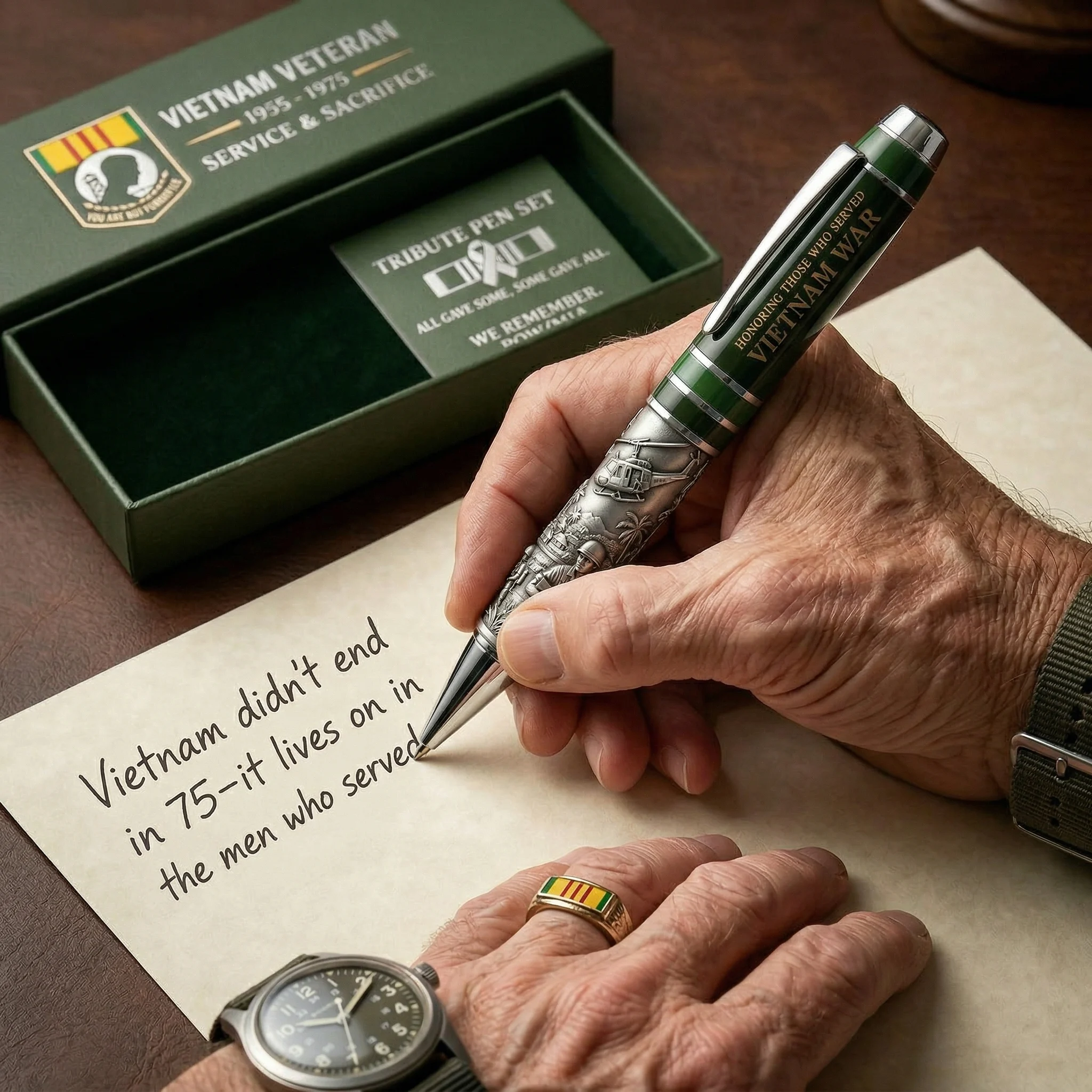 🏆Last Day Promo: 49% OFF 🎖️Vietnam Veteran 1955–1975 Commemorative Pen - [FREE SHIPPING] Buy 4, Get 1 FREE — 5 for $49.99 ($9.99 Each)