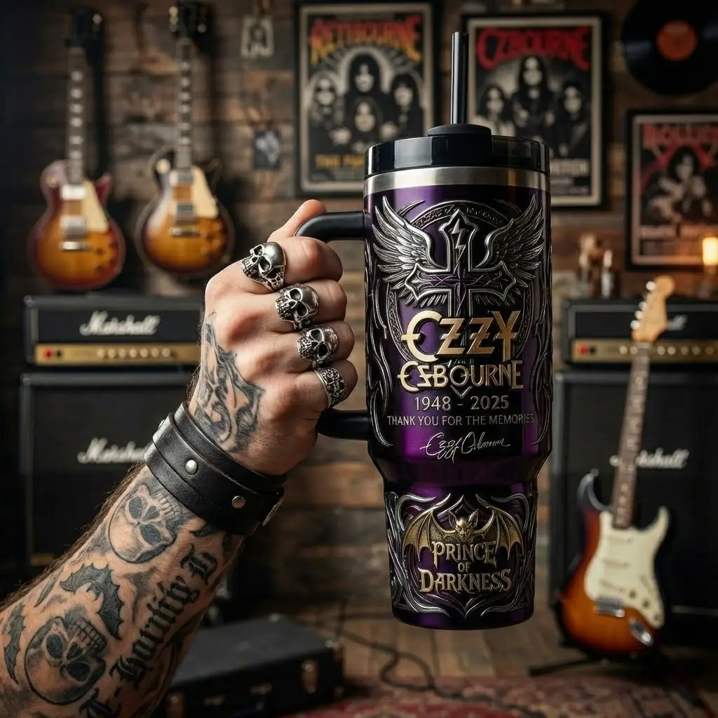 Prince of Darkness Memorial Stanley Tumbler