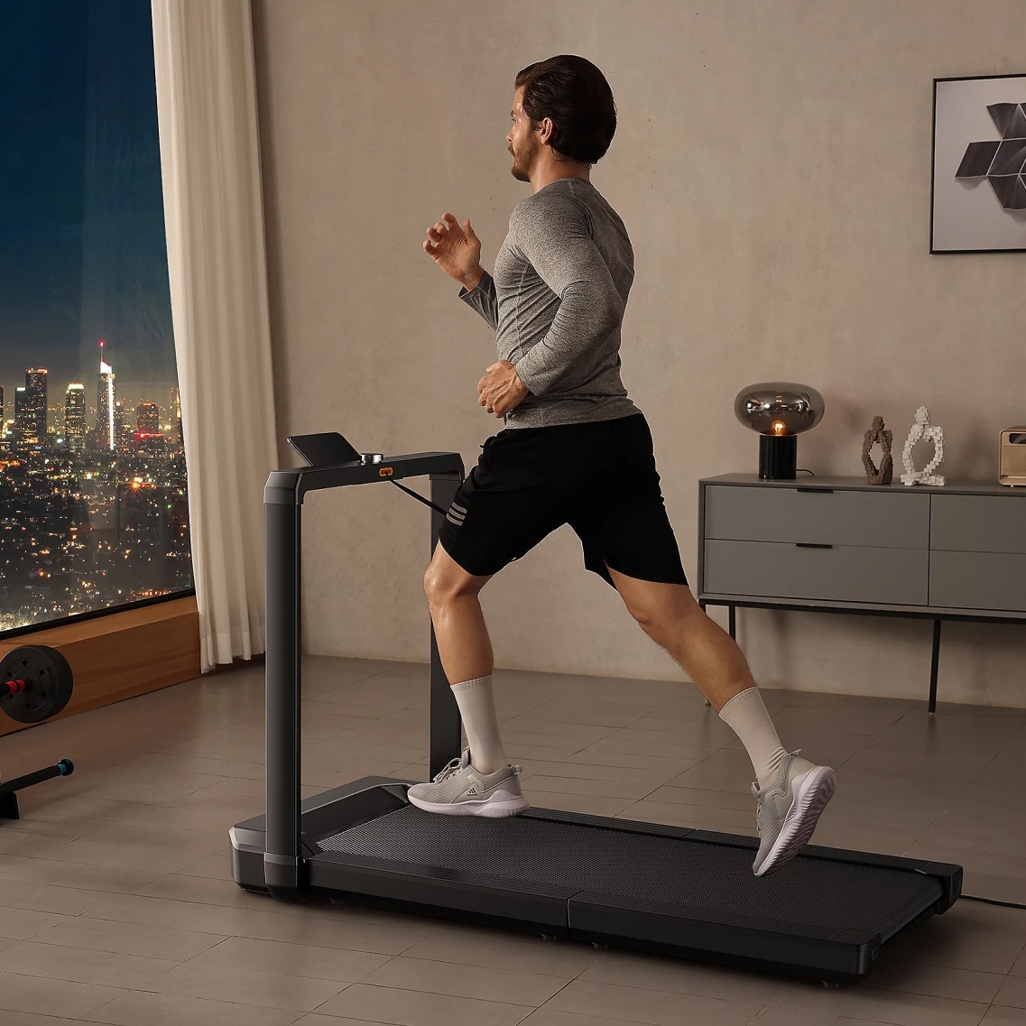 💝New Year Clearance, Buy 1 Get 1 Free 💝Double Fold & Stow Treadmill （supports up to 440 lbs）