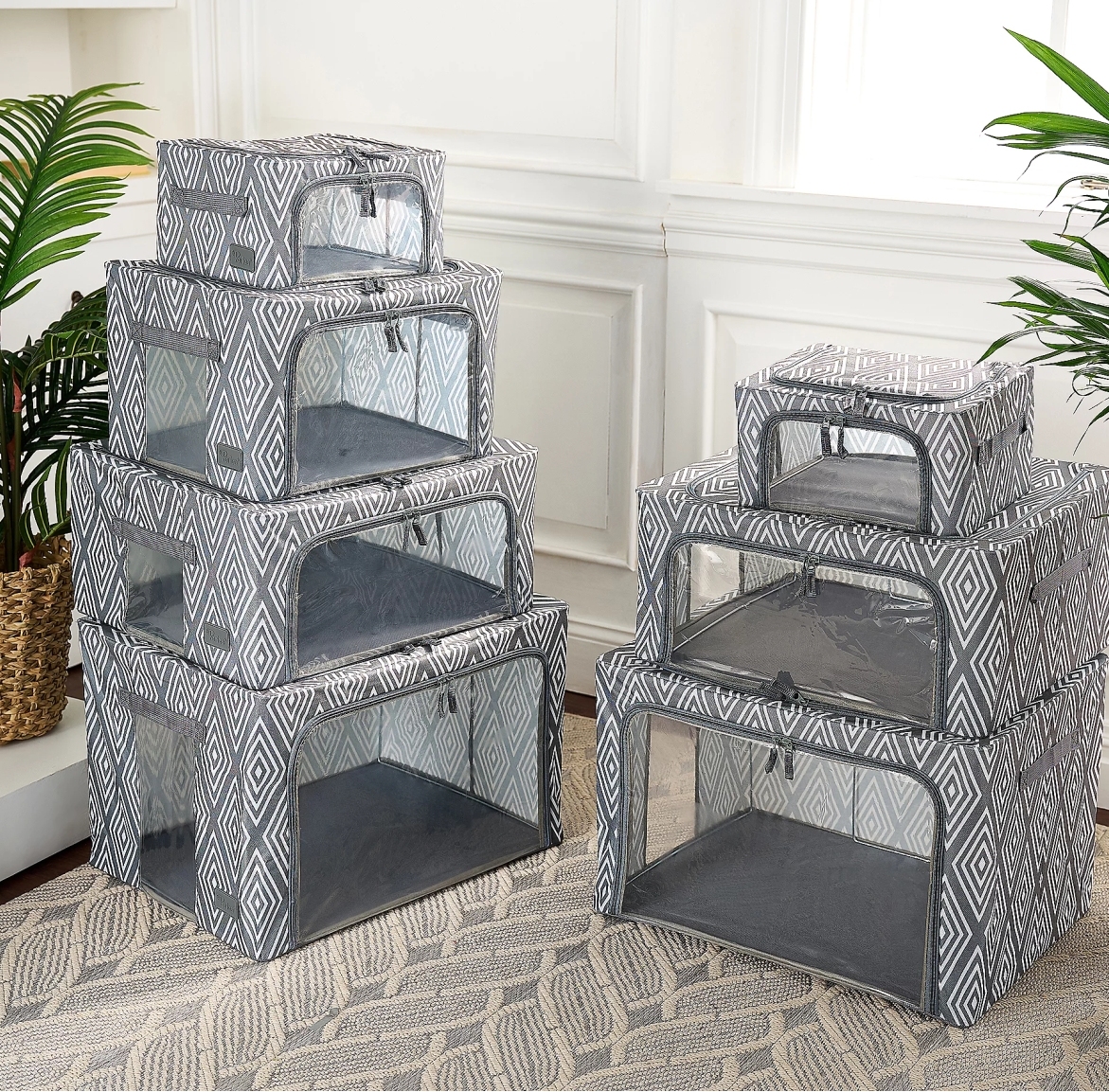 New Year Clearance, Buy 2 Get 2 Free 💥Periea Set of 7 Assorted Collapsible Storage Boxes