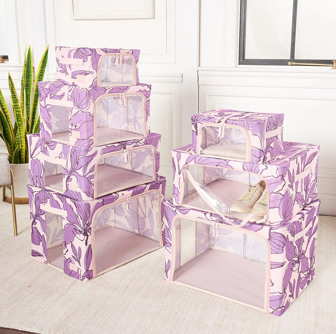 New Year Clearance, Buy 2 Get 2 Free 💥Periea Set of 7 Assorted Collapsible Storage Boxes