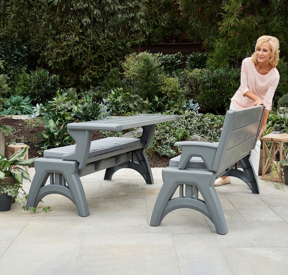QVC Clearance , Buy 2 Get 2 Free 💝Convert-A-Chair Gen II XL Chair-to-Table with Cup Holder