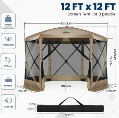 Factory Clearance , Buy 2 Get 2 Free 💝Pop-up Gazebo Starry Sky Screen Tent
