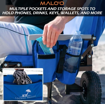 💝𝗢𝗳𝗳𝗶𝗰𝗶𝗮𝗹𝗹𝘆 𝗟𝗶𝗰𝗲𝗻𝘀𝗲𝗱 , Buy 2 Get 2 Free✨Lounge Wagon, 500-lb Weight Capacity
