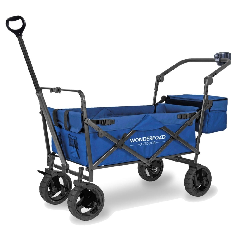 Father's Day Clearance💝Buy 2 Get 30% Off ✨WonderFold S3 Push & Pull Folding Wagon with Cooler and Cupholder