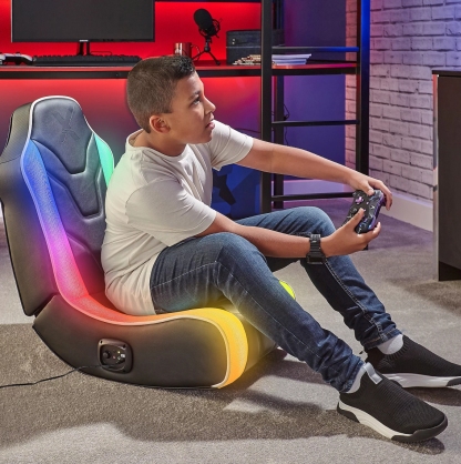 Black Friday in July Sale💝Buy 1 Get 1 Free✨X Rocker Chimera LED Gaming Rocker Chair with 2.0 Wired Audio