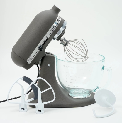 💝𝗧𝗼𝗱𝗮𝘆'𝘀 𝗦𝗽𝗲𝗰𝗶𝗮𝗹𝘀✨ Buy 1 Get 1 Free ✨KitchenAid 5-qt Tilt Head Glass Bowl Stand Mixer w/ Flex Edge