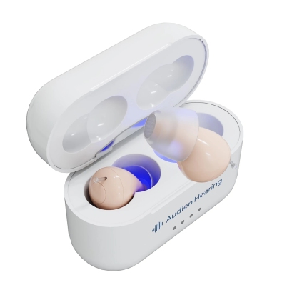 🎉New Year's Sale  up to 90%💝✨ Buy 1 Get 1 Free ✨Audien Hearing Atom Pro 2 Rechargeable In Ear Hearing Aids