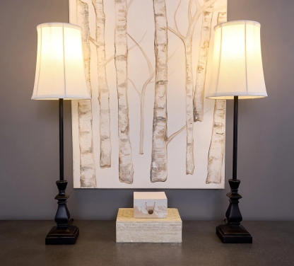🎉New Year's Sale  up to 90%💝✨ Buy 2 Get 2 Free ✨Set of 2 28" Buffet Lamps with Shades by Valerie