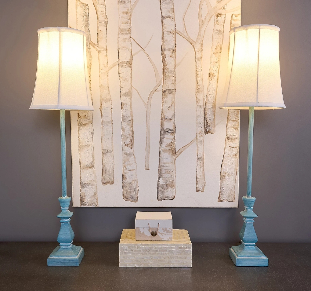 🎉New Year's Sale  up to 90%💝✨ Buy 2 Get 2 Free ✨Set of 2 28" Buffet Lamps with Shades by Valerie