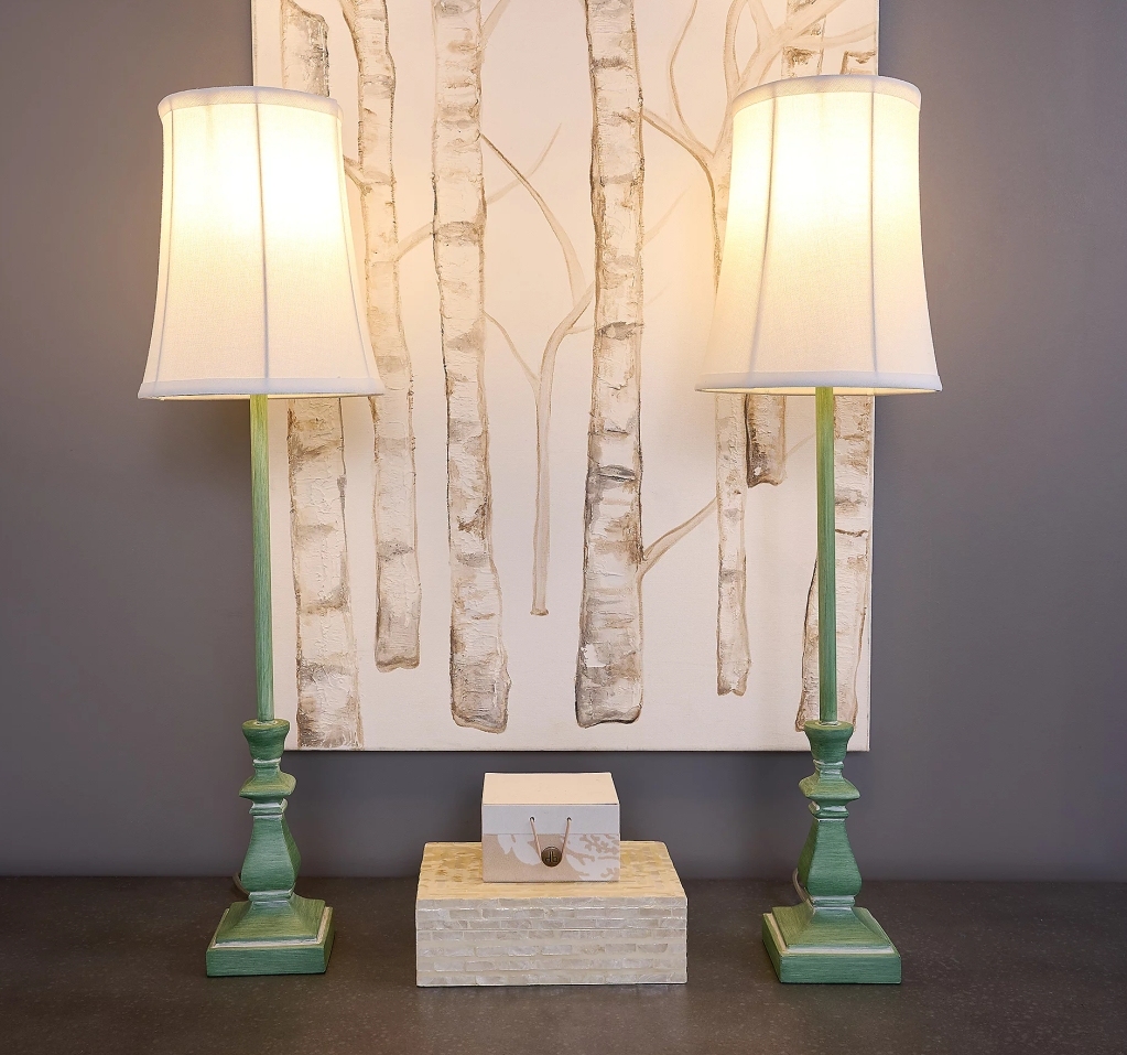 🎉New Year's Sale  up to 90%💝✨ Buy 2 Get 2 Free ✨Set of 2 28" Buffet Lamps with Shades by Valerie
