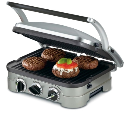 🎉Last day clearance sale💝✨ Buy 2 Get 2 Free ✨Cuisinart Panini Press, Stainless Steel Griddler, Sandwich Maker & More, 5-IN-1