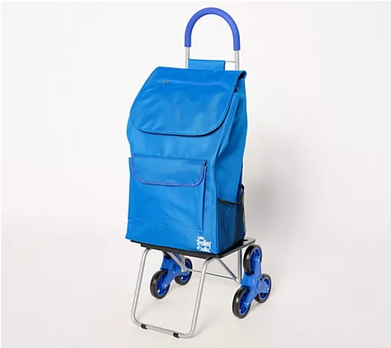 ✨ Buy 2 Get 4 Free ✨Trolley Dolly XL 3-in-1 Stair Climber Folding Cart w/ Backpack Straps