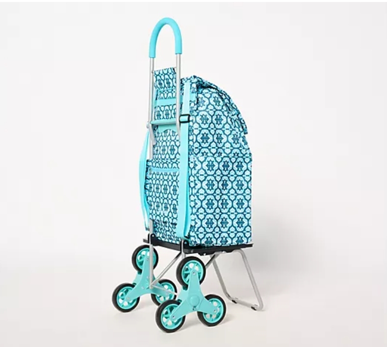 ✨ Buy 2 Get 4 Free ✨Trolley Dolly XL 3-in-1 Stair Climber Folding Cart w/ Backpack Straps