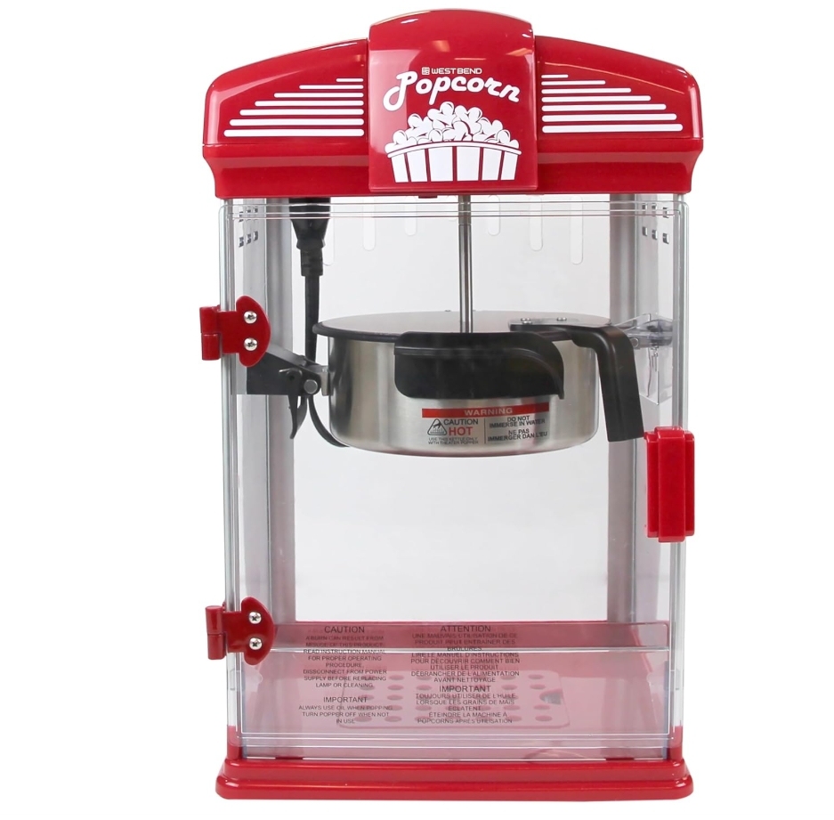 🎉𝗧𝗼𝗱𝗮𝘆'𝘀 𝗦𝗽𝗲𝗰𝗶𝗮𝗹𝘀💝✨Buy 2 get 30% off✨WestBend Theater Crazy 4-qt Popcorn Machine with Accessories