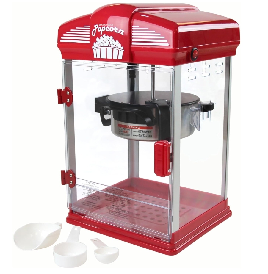 🎉𝗧𝗼𝗱𝗮𝘆'𝘀 𝗦𝗽𝗲𝗰𝗶𝗮𝗹𝘀💝✨Buy 2 get 30% off✨WestBend Theater Crazy 4-qt Popcorn Machine with Accessories