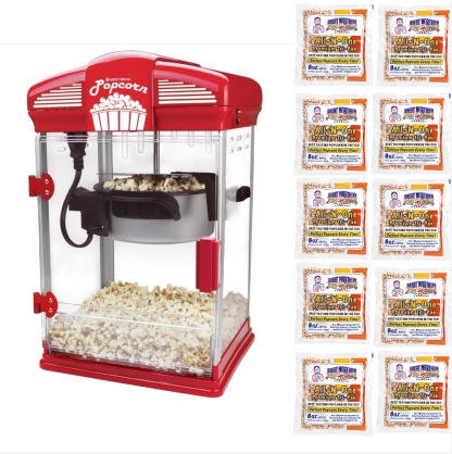 🎉𝗧𝗼𝗱𝗮𝘆'𝘀 𝗦𝗽𝗲𝗰𝗶𝗮𝗹𝘀💝✨Buy 2 get 30% off✨WestBend Theater Crazy 4-qt Popcorn Machine with Accessories
