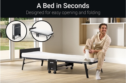 Mother's Day Special💝Buy 2 get 2 free💥JayBe Fold Away Single or Double Bed with Mattress