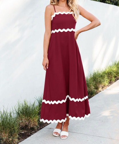 Women's Spaghetti Strap Sleeveless Summer Dress