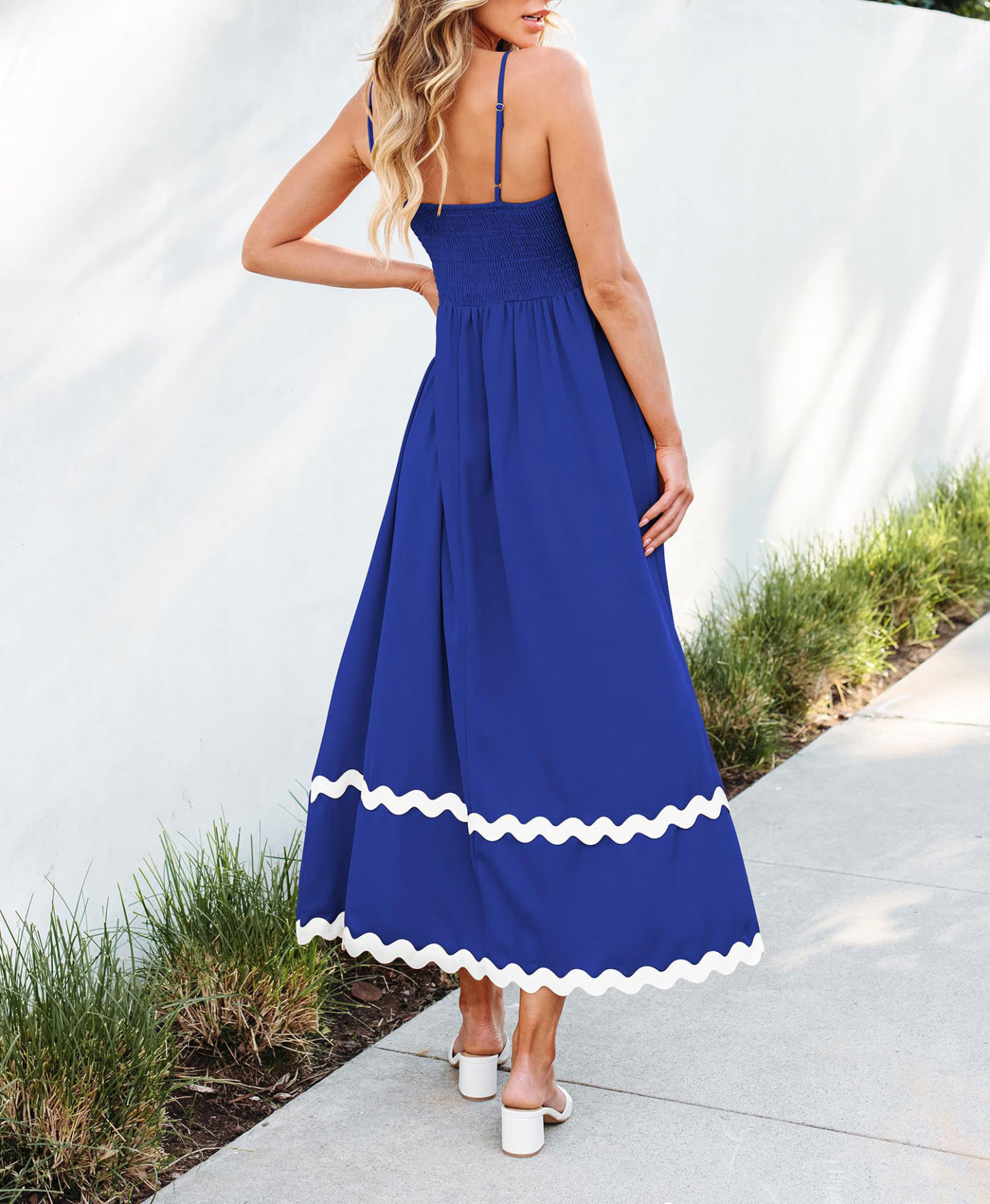 Women's Spaghetti Strap Sleeveless Summer Dress