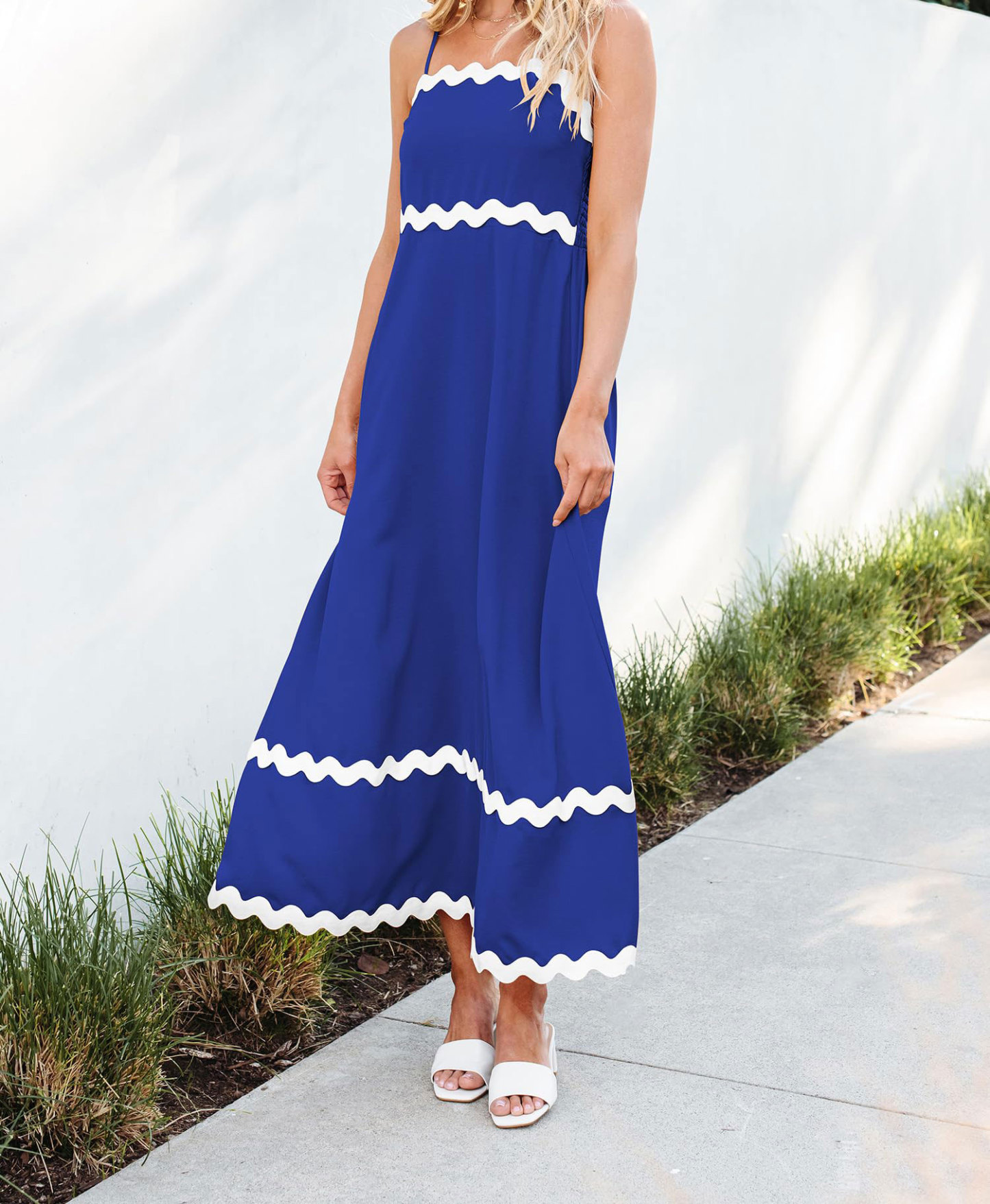 Women's Spaghetti Strap Sleeveless Summer Dress