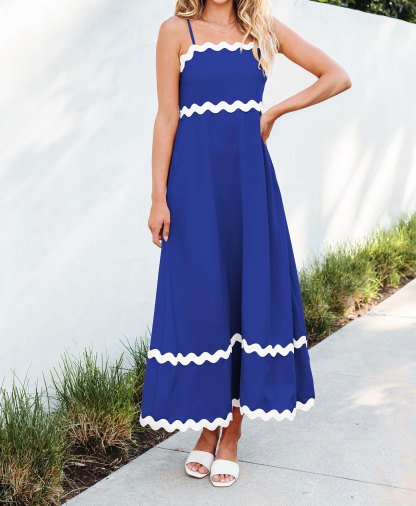 Women's Spaghetti Strap Sleeveless Summer Dress