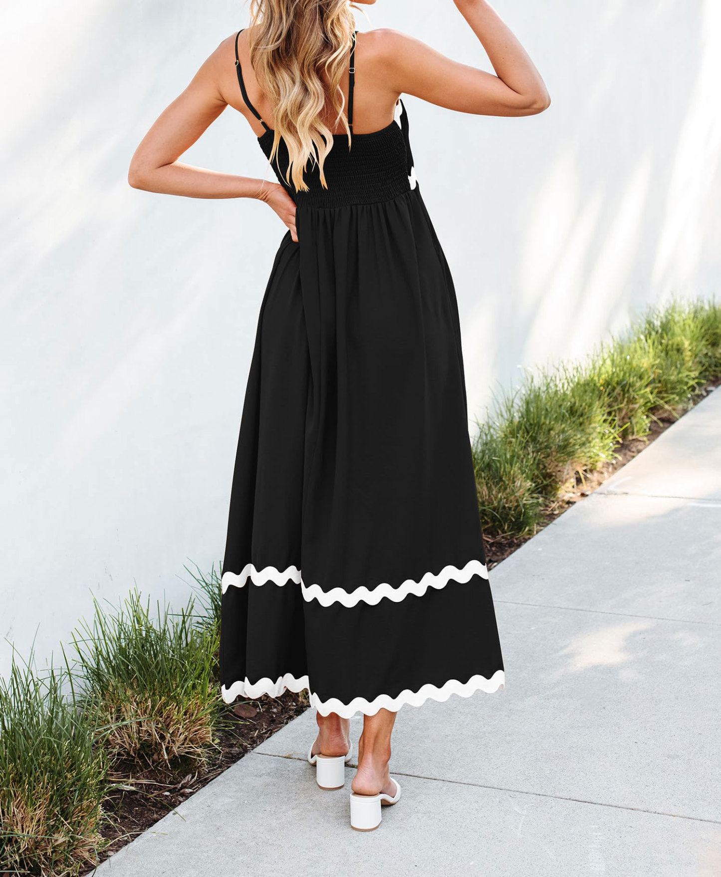 Women's Spaghetti Strap Sleeveless Summer Dress